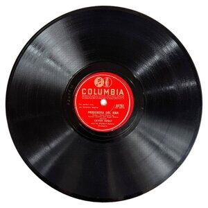 Xavier Cugat Prisionero Del Mar 10 Inch Shellac 78 RPM Columbia 36752 Vintage